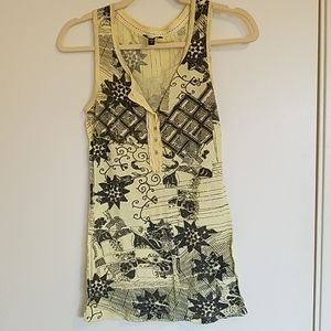 Miss Me cotton tank medium